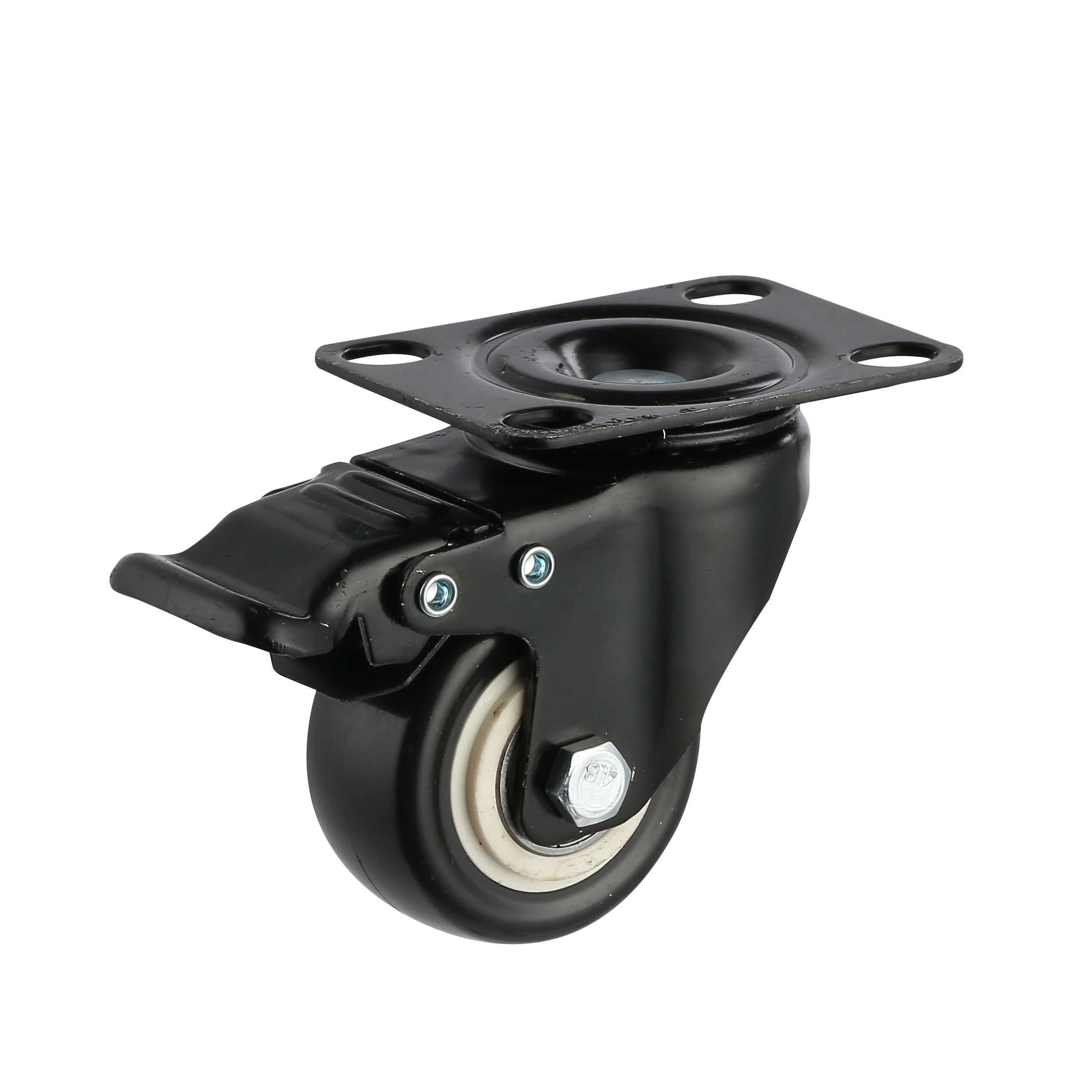 63mm Heavy duty instrumental caster with PU wheel tread