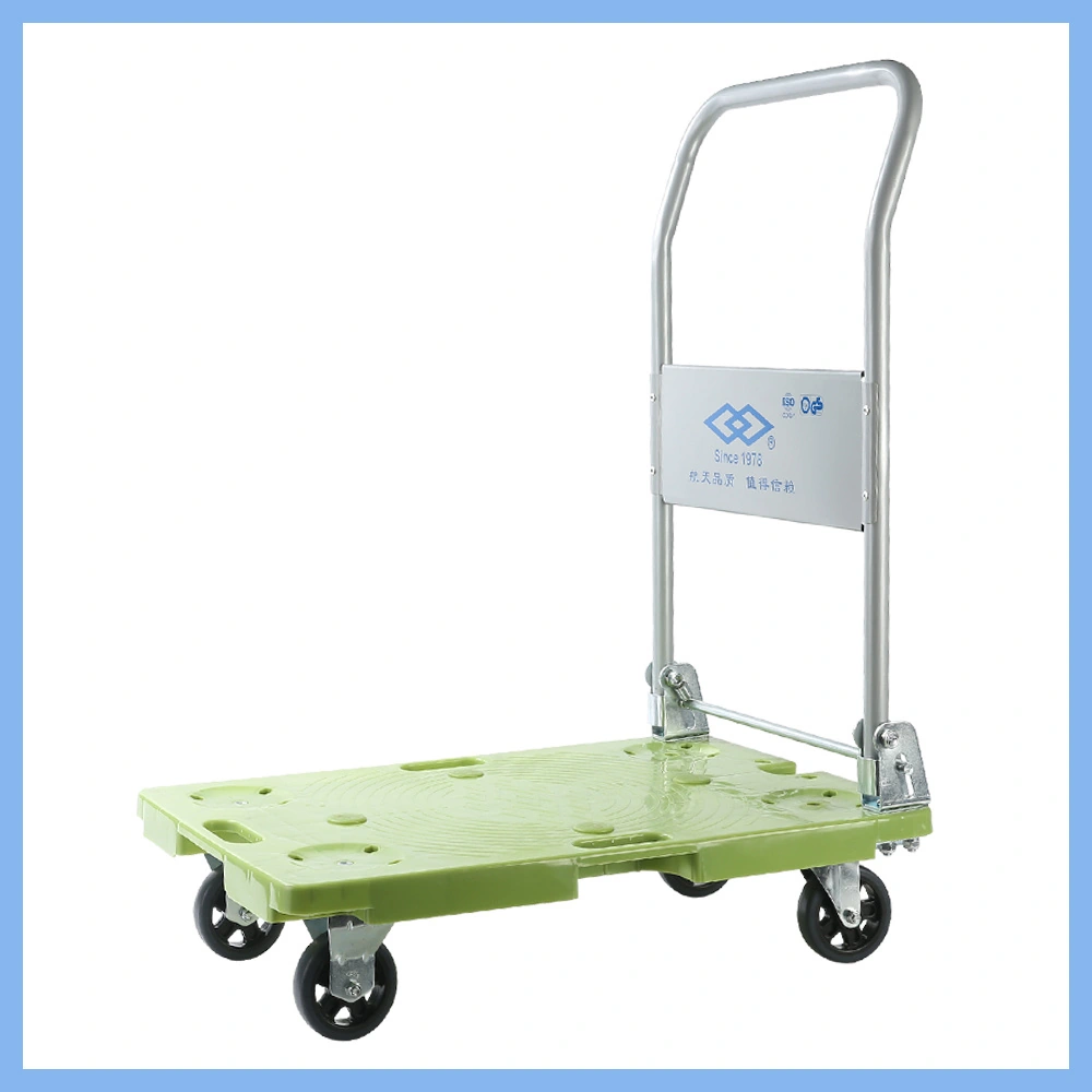 150kg plastic flat folding trolley